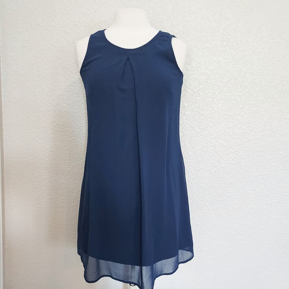 As U Wish Royal Blue Shift Dress Size Small - Picture 1 of 13